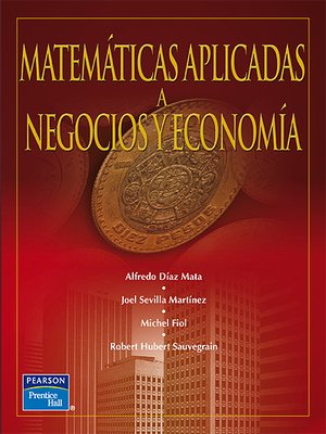 cover image of Matemáticas Aplicadas A Negocios Y Economía 